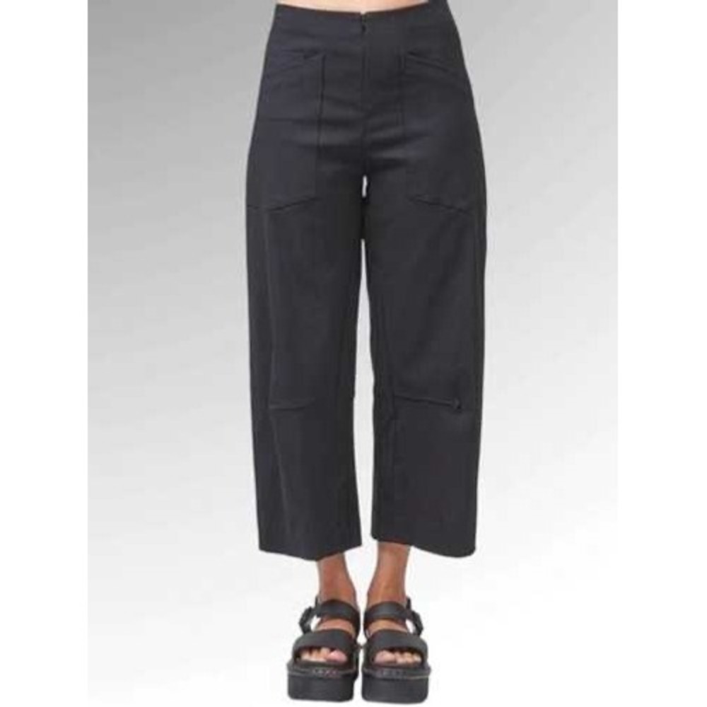 Porto Rimini Shale Cropped Barrel Leg Pants Size 0 US 4